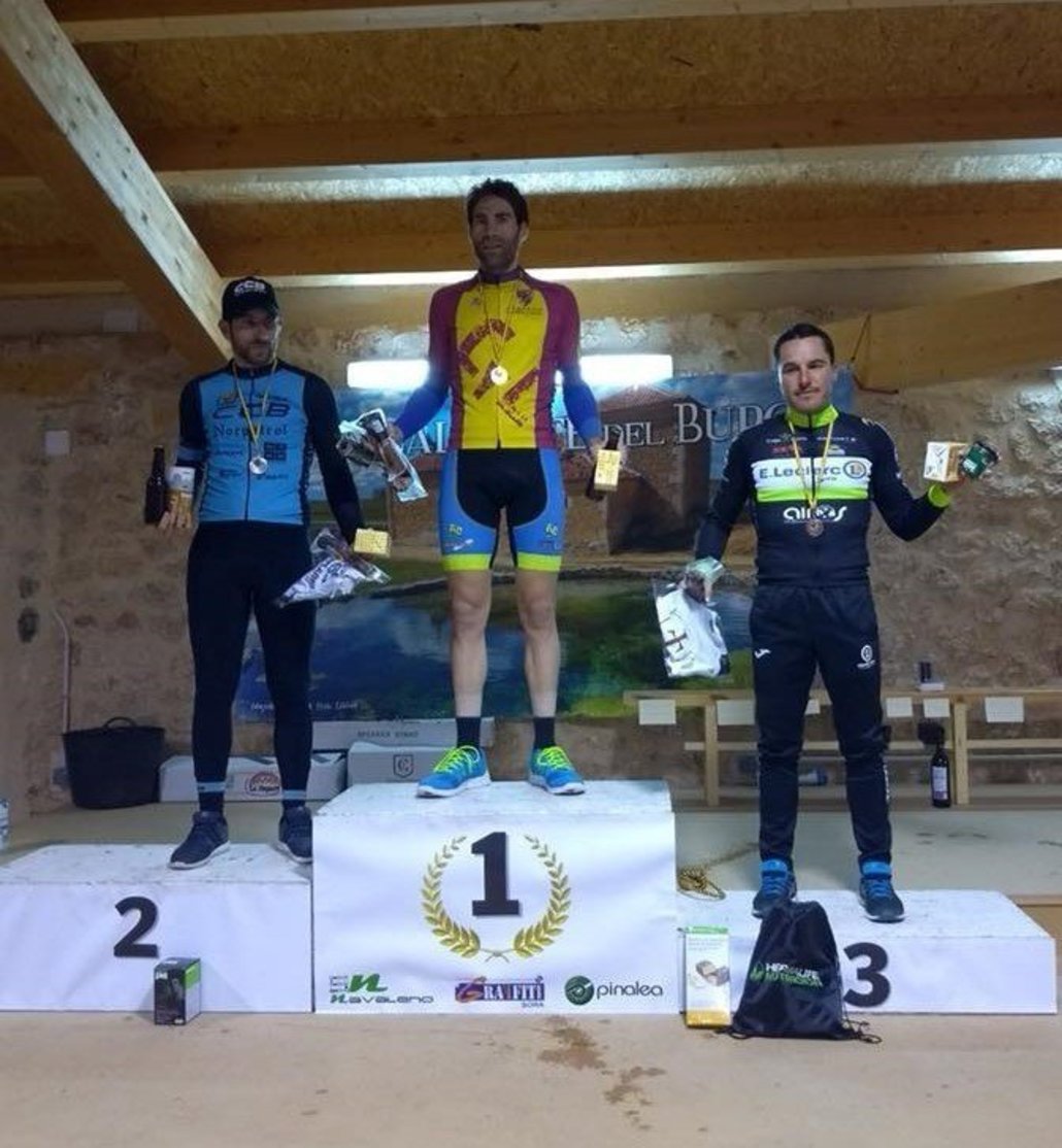 Podium Campeonato Castilla y León ciclismo en ruta